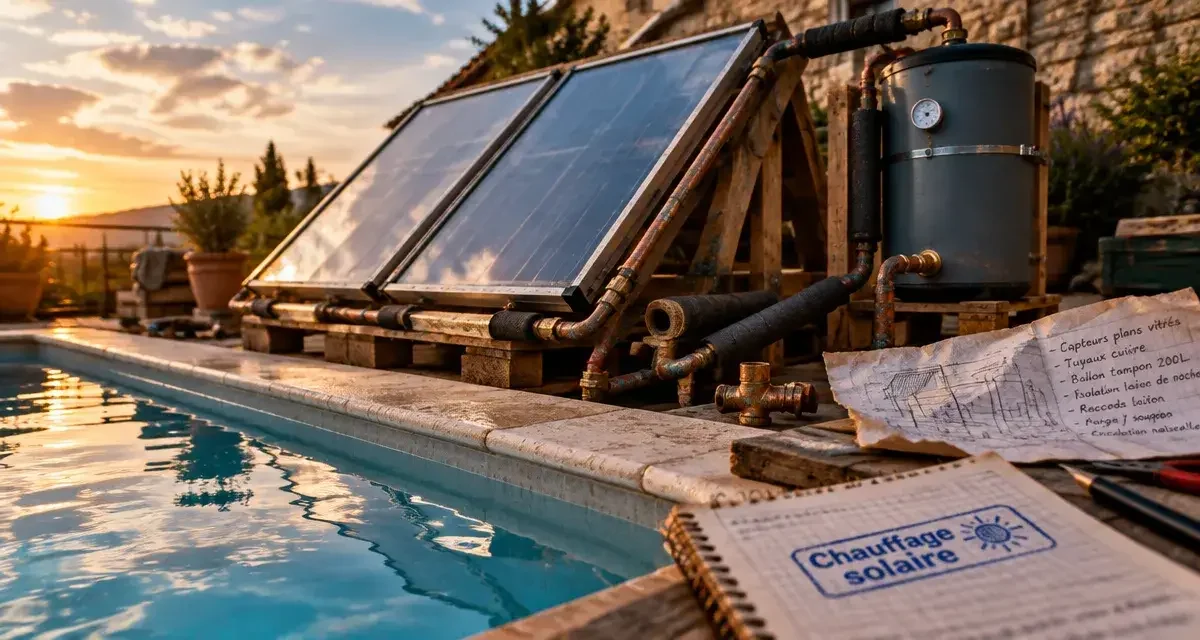 Chauffage solaire de piscine : le guide pour le fabriquer soi-même sans se ruiner