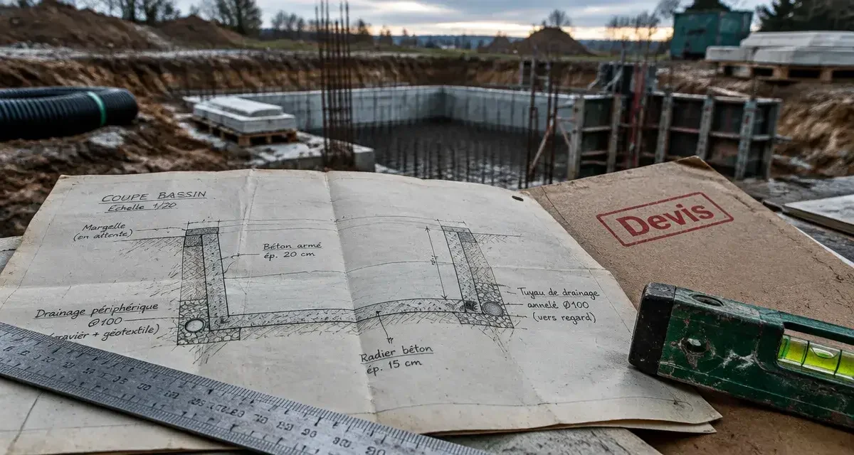 Piscine en béton : le guide pour éviter les erreurs de devis qui font exploser la facture