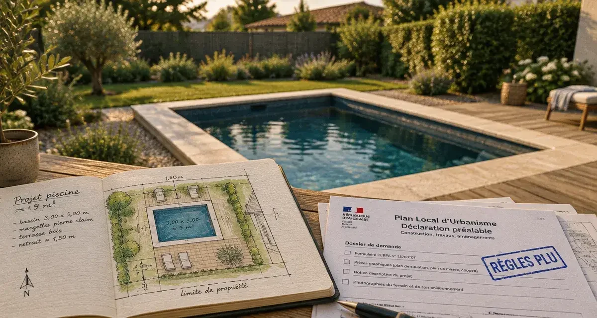Piscine sans permis de construire : les 10 m² ne sont pas une zone de non-droit